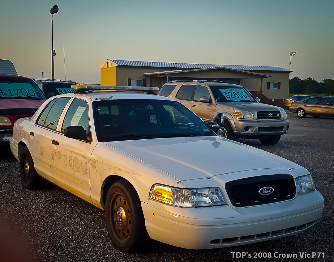 crown vic light bar