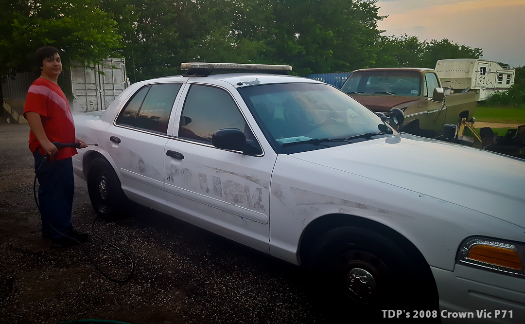 crown vic light bar