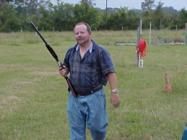 Shooting skeet in the South pasture
